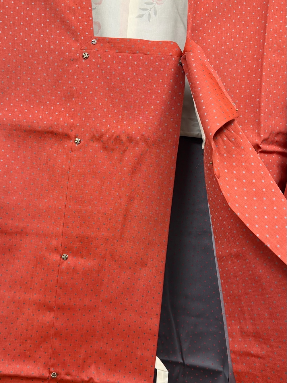 Vintage Silk Raincoat Made in Japan Unused - Picture 6 of 10